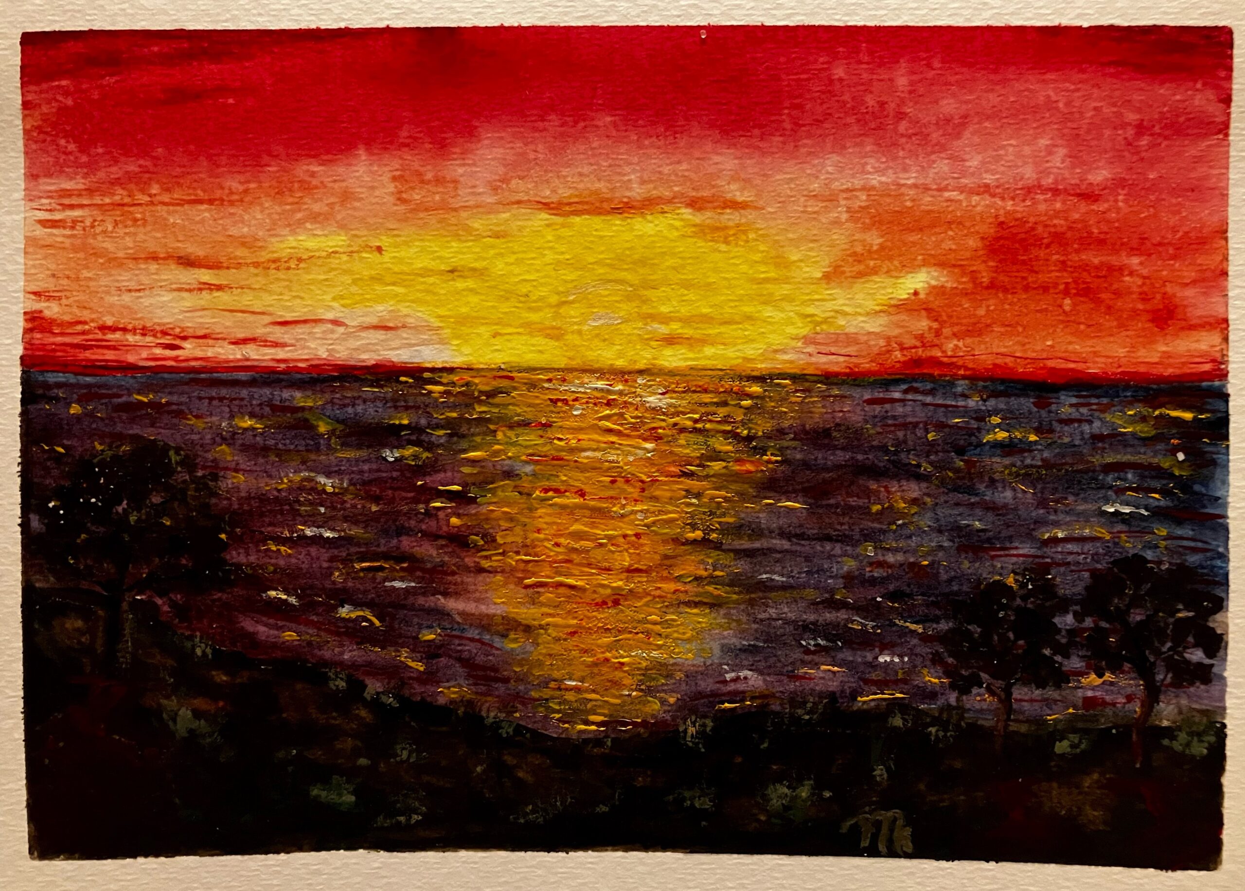 Crépuscule sur la mer / Dusk on the sea